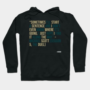 the office funny quote Hoodie